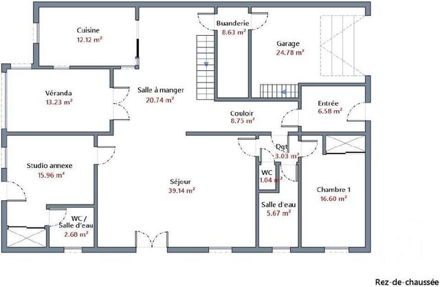 maison à vendre - 5 pièces - 157.52 m2 - MONTPELLIER - 34 - LANGUEDOC-ROUSSILLON - Century 21 Port Marianne